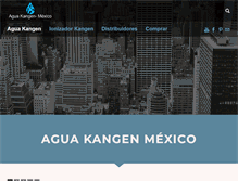 Tablet Screenshot of aguakangenmexico.com